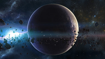 space, planets, asteroids, stars, belt, galaxy HD wallpaper
