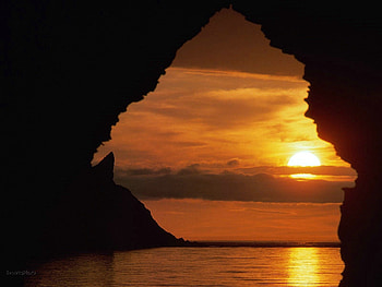 Landscape, Sunset, Sky, Sea, Sun HD wallpaper