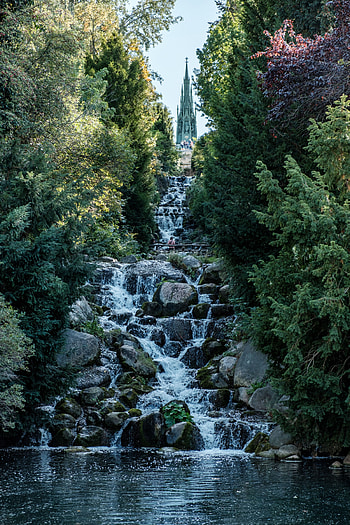 Nature, Water, Rivers, Stones, Waterfall HD phone wallpaper