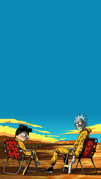 Breaking Bad, Rick and Morty HD phone wallpaper