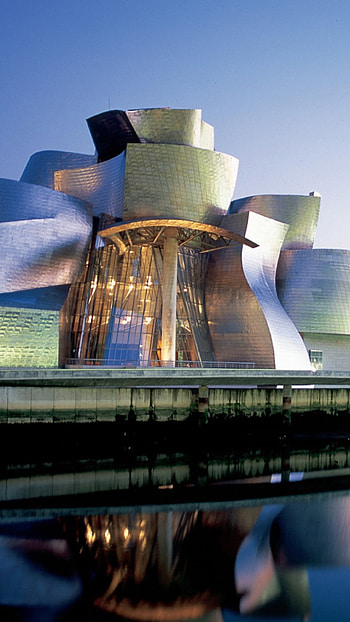 Guggenheim Museum, Bilbao, Spain HD phone wallpaper