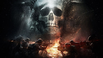 Tom clancy's the division, game, skull, soldiers HD wallpaper