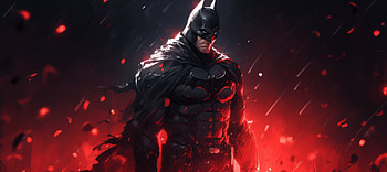 Batman in Red: Comic, Comic, Batman HD wallpaper
