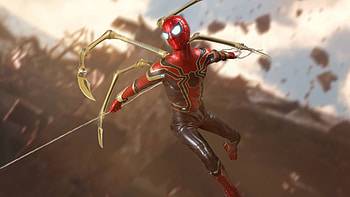 Spiderman Iron , spiderman, superheroes, artist, artwork, digital-art HD wallpaper