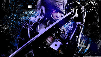 Metal Gear Rising Revengeance, augmented, sword, cyber, evil, game, metal, dark, blade HD wallpaper