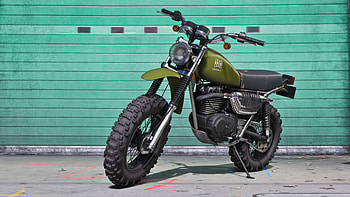GTA VI — Urban Scrambler Motorcycle, Video Game, Grand Theft Auto, Grand Theft Auto VI HD wallpaper