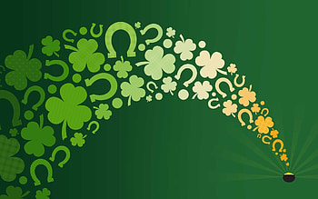 Awesome shamrock , Stunning , , Eye-catching design HD wallpaper