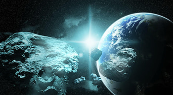 Universe, Stars, Shine, Light, Planet, Meteorites HD wallpaper