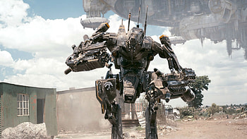 Futuristic mecha, Extraterrestrial technology, Action-packed scenes, Intense thriller HD wallpaper