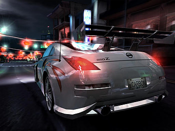 need for speed carbon-red light, redlight, white, city, racing, car, cars, game need for speed carbon, nightmare, 3d, abstract, light, game HD wallpaper