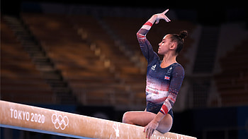 Jessica Gadirova, Balance Beam HD wallpaper