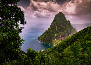 St Lucia, Travel aesthetic, Caribbean, Beauty HD wallpaper