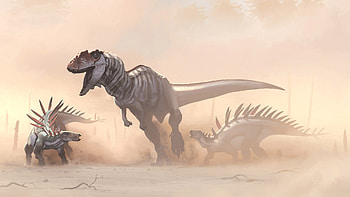 Allosaurus, Dinosaurs HD wallpaper