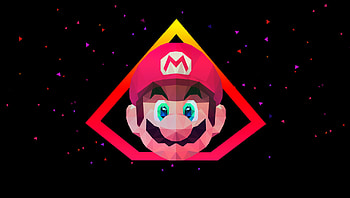 Mario Low Poly Art, mario, artwork, artist, behance, digital-art, games, low-poly HD wallpaper
