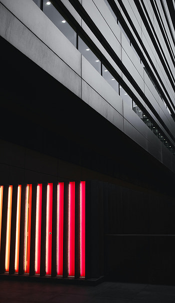 Architecture, Building, Miscellanea, Miscellaneous, Neon, Illumination, Backlight HD phone wallpaper