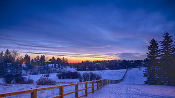 Snow Landscape Winter For Resolution HD wallpaper