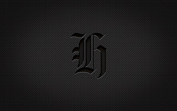 NZ Herald carbon logo, , grunge art, carbon background, creative, NZ Herald black logo, brands, NZ Herald logo, NZ Herald HD wallpaper