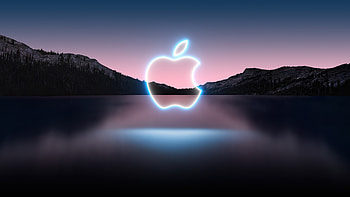 Glowing, Apple Logo HD wallpaper