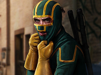 Kick-Ass movie, Action-packed, Dynamic characters, Exciting plot HD wallpaper