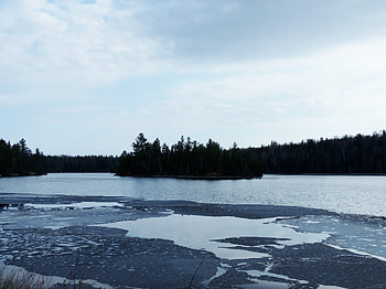 Island Of Silhouette's, Silhouettes, Ice, graphy, Lake, Island, Nature, Sky HD wallpaper