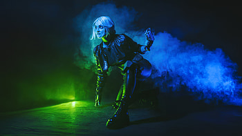 Cyber Ciri, ciri, the-witcher-3, games, sophie-katssby, cosplay, video-games HD wallpaper