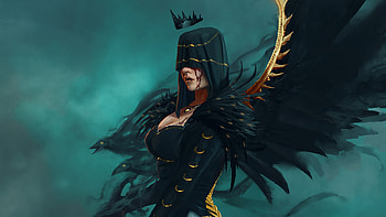 Raven, Witches HD wallpaper