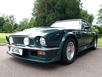 Auto, Aston Martin, Cars, Front View, Retro, V8, Vantage, 1984 HD wallpaper