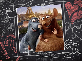 Ratatouille & Friends, rat, family, cute HD wallpaper