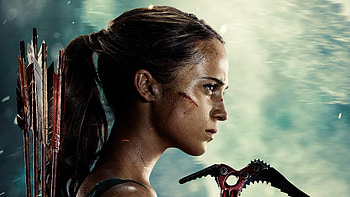 Tomb Raider movie, Intense action scenes, Adventurous heroine, Thrilling plot HD wallpaper