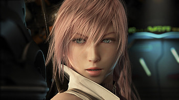 Lightning Farron, games, final fantasy 13, blue eyes, final fantasy xiii, final fantasy series, pink hair, lightning, claire farron, video games, ff13, female HD wallpaper