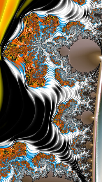 Vertical Fractal Background for Smart, pattern, psychedelic, trippy, Abstract, fractal HD phone wallpaper