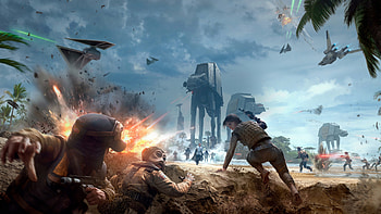 Rogue One Scarif Star Wars Battlefront HD wallpaper