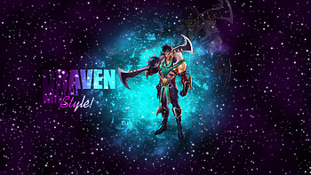 General Draven ADC Marksman League of Legends stars galaxy HD wallpaper