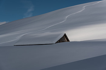 Snow Hut, hut, nature, snow, landscape HD wallpaper