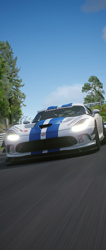 Dodge SRT Viper In Nurburgring Nordschleife Récord, Nürburgring, Dodge Viper SRT10 ACR, Dodge Viper ACR, Dodge Viper, Dodge, video game, Assetto Corsa HD phone wallpaper