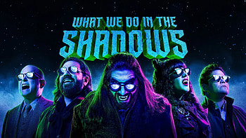 Kayvan Novak, Matt Berry, Natasia Demetriou, Harvey Guillén, Mark Proksch, TV Show, What We Do in the Shadows HD wallpaper