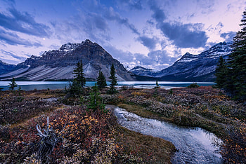 Bow Lake, Banff National Park HD wallpaper