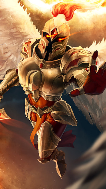 Kayle, sword, armor, video game, League Of Legends HD phone wallpaper