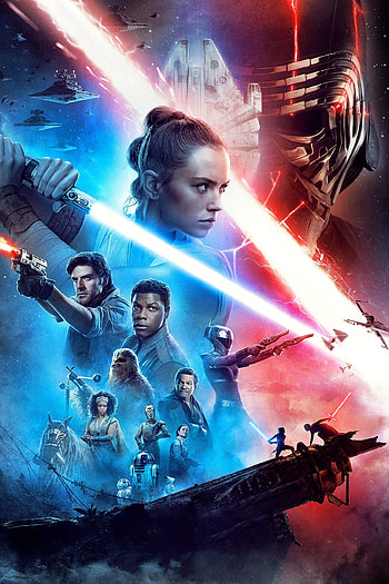 Star Wars: The Rise of Skywalker, Textless poster, Movie promotion, Textless version HD phone wallpaper