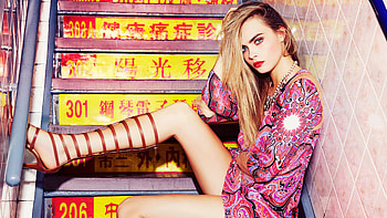 Cara Delevingne Bo Bo Summer , cara-delevingne, celebrities, girls, hoot HD wallpaper