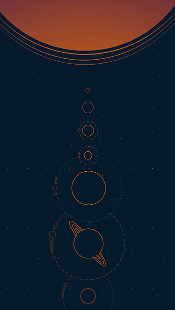 Minimalist system, Sky, Space, PC HD phone wallpaper