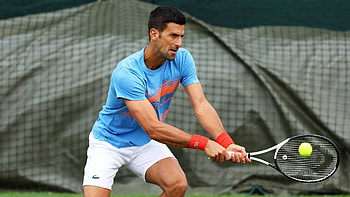 Wimbledon 2023 Tennis Pro in Action, Novak Djokovic, Wimbledon 2023, tennis, Sports HD wallpaper