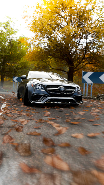 Mercedes E63 S BRABUS, automotive lighting, forzahorizon4, car, wild HD phone wallpaper