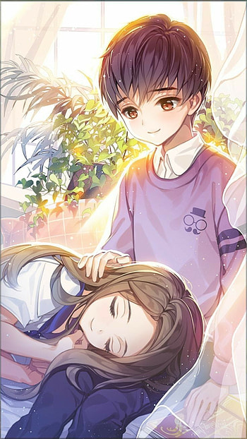 Anime Couple, Anime Couple Hug HD phone wallpaper
