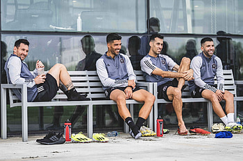 Inter Miami Soccer Stars - Elite Training Session, Sports, Inter Miami CF, Lionel Messi, Luis Suárez, soccer HD wallpaper