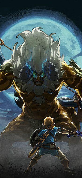 Epic Breath of the Wild : Link vs Divine Beast Battle on Your , video game, The Legend of Zelda: Breath of the Wild HD phone wallpaper