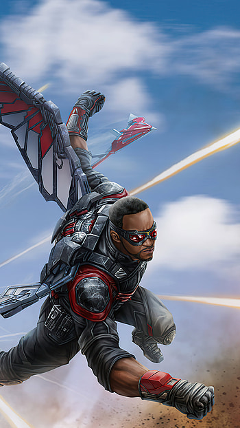 Avengers Infinity War, Falcon, Samsung Galaxy, Google Pixel XL HD phone wallpaper
