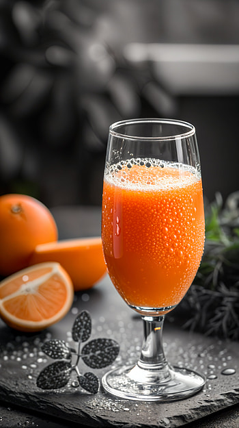 Zesty Citrus Glow — Refreshing Juice , orange (Color) HD phone wallpaper