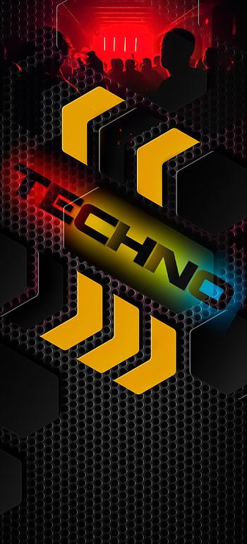 Techno is life, Colors, Party, Music, Technomusic, Patern HD phone wallpaper