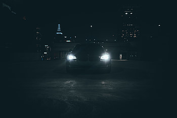 Night, Cars, Lights, Dark, Shine, Light, Car, Machine, Headlights HD wallpaper